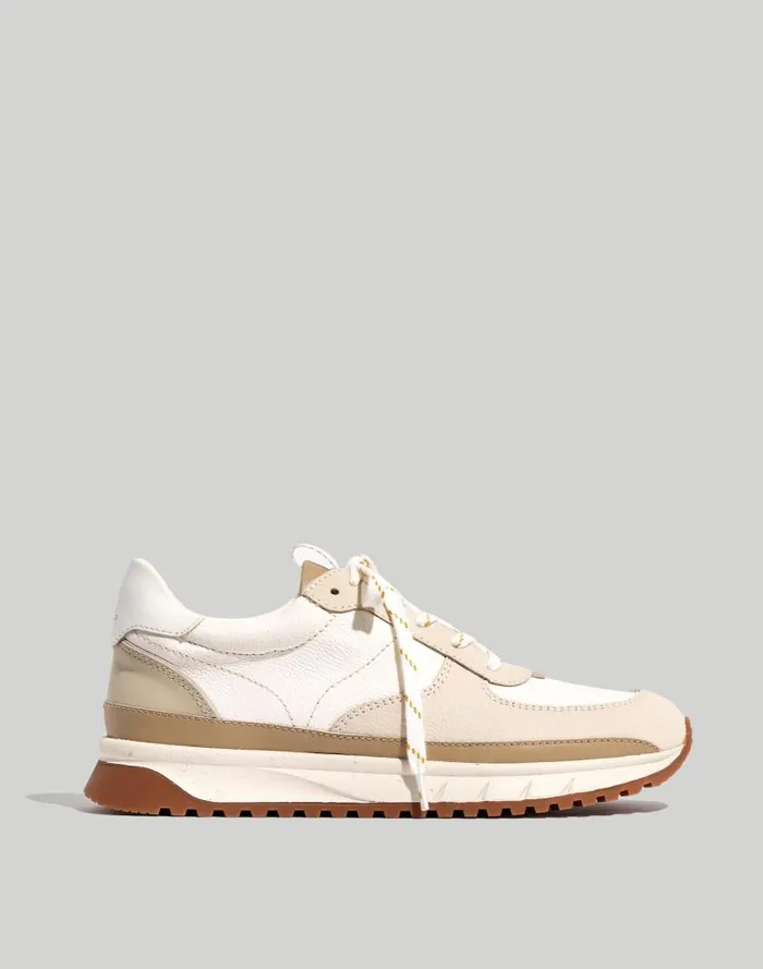 Women Kickoff Trainer Sneakers Antique Cream Multi Madewell Sneakers