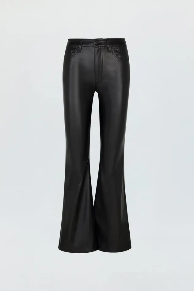 Women Kinsley Mid Rise Ultra Flare 8211 Slate Black Pistola Denim Pants