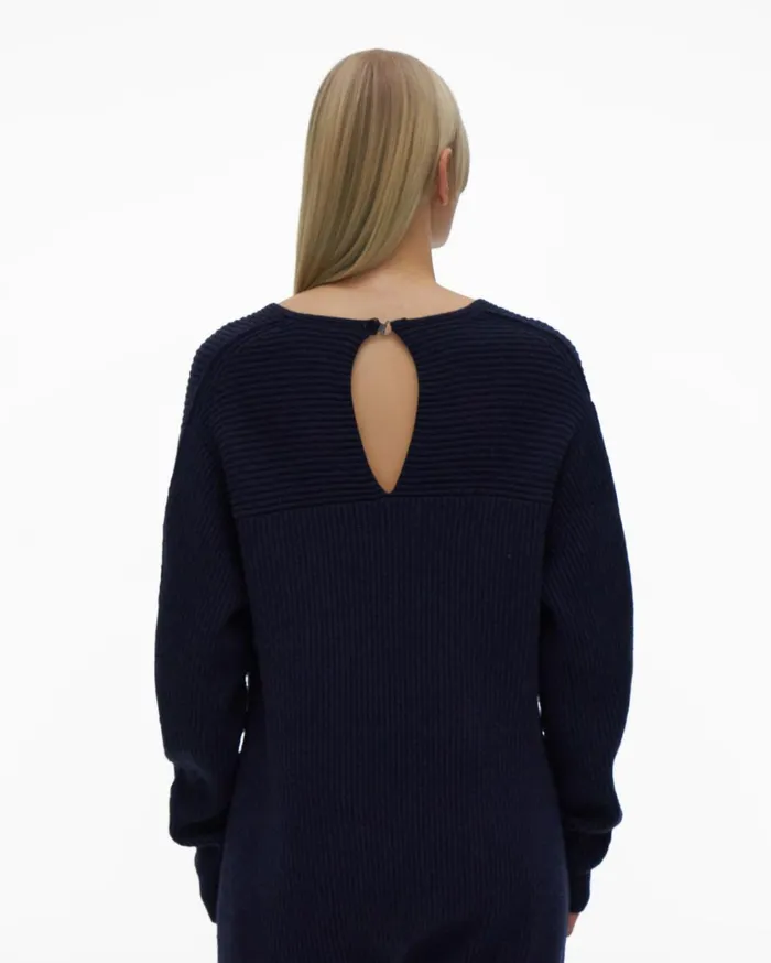 Women Knit Romper Midnight Helmut Lang Dresses