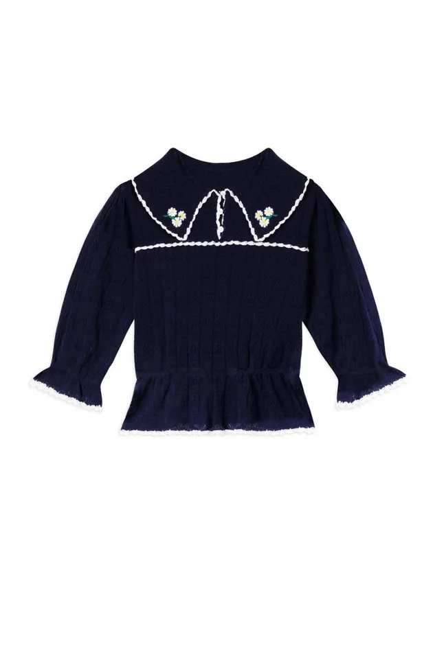 Women Knitwear RIXO Kali Navy Women Knitwear RIXO Kali Navy