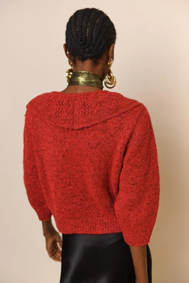 Women Knitwear RIXO Serenity Red Women Knitwear RIXO Serenity Red
