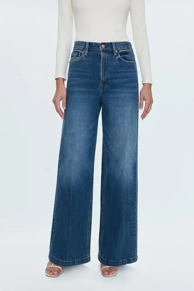 Women Lana High Rise Ultra Wide Jean 8211 Cider Pistola Denim Denim