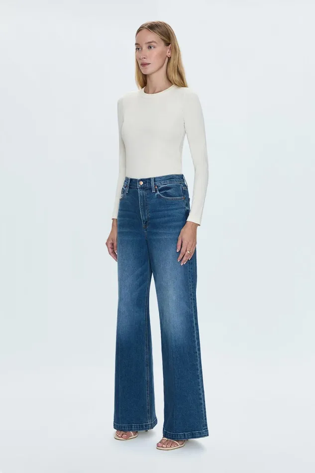 Women Lana High Rise Ultra Wide Jean 8211 Cider Pistola Denim Denim