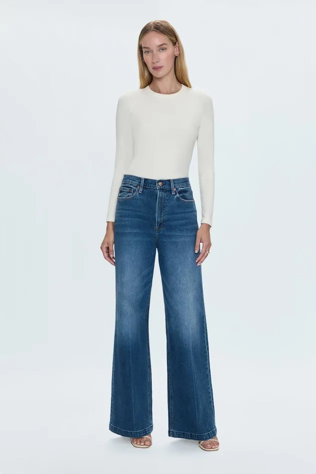 Women Lana High Rise Ultra Wide Jean 8211 Cider Pistola Denim Denim