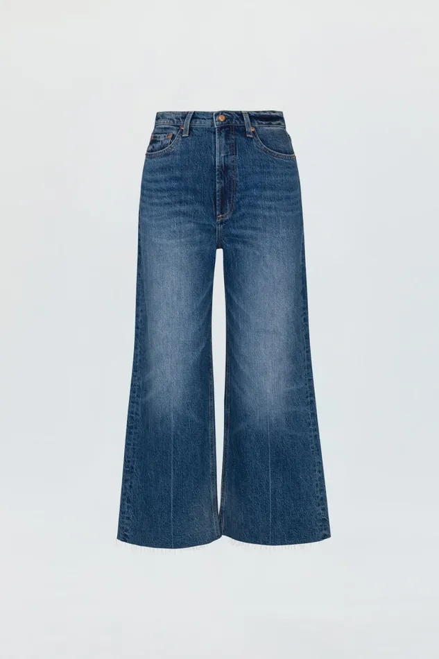Women Lana High Rise Ultra Wide Jean 8211 Palladium Pistola Denim Denim