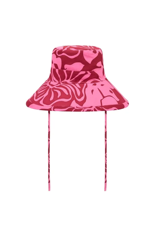 Women Le Bas Sun Hat Mica Floral Pink 8211 Final Sale Faithfull The Brand Accessories Women Le Bas Sun Hat Mica Floral Pink 8211 Final Sale Faithfull The Brand Accessories