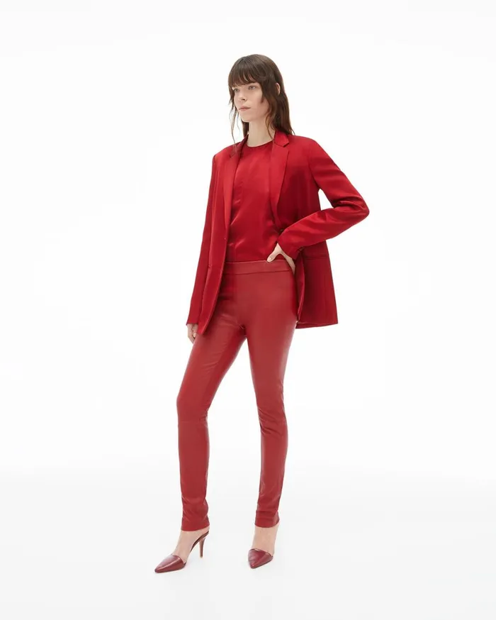 Women Leather Legging Lava Helmut Lang Pants