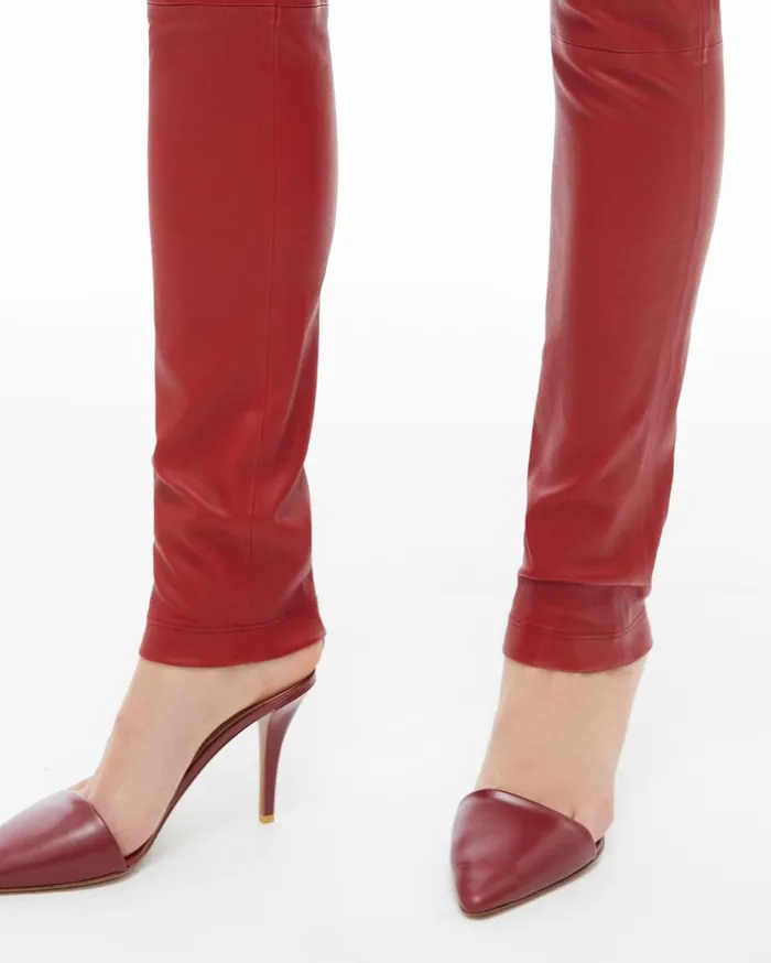 Women Leather Legging Lava Helmut Lang Pants