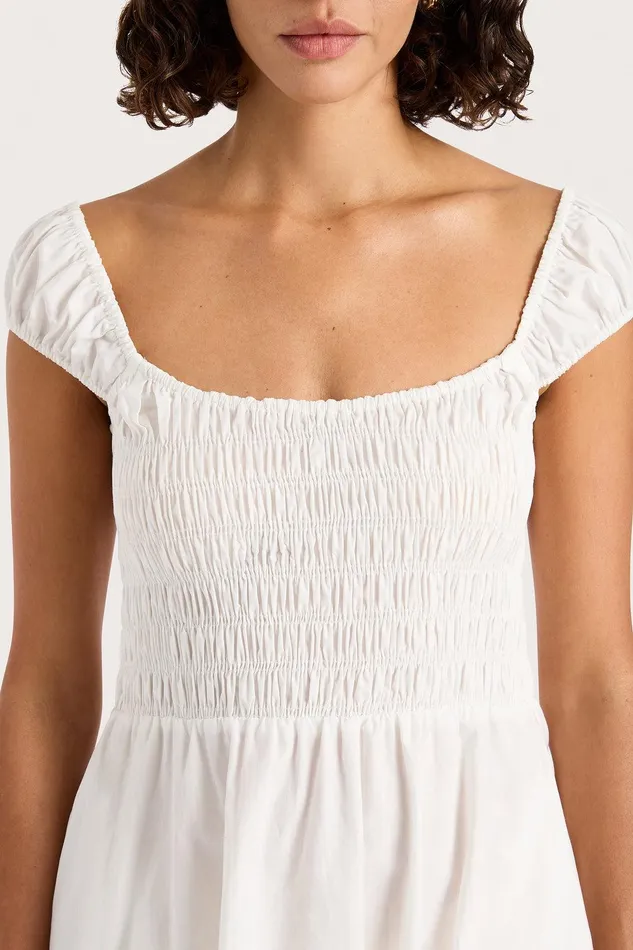 Women Lene Mini Dress White Faithfull The Brand Dresses Women Lene Mini Dress White Faithfull The Brand Dresses