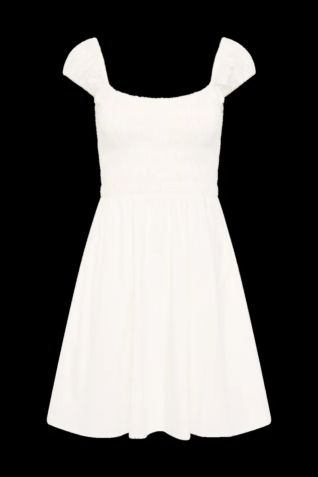Women Lene Mini Dress White Faithfull The Brand Dresses Women Lene Mini Dress White Faithfull The Brand Dresses