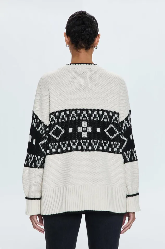 Women Lenni Sweater 8211 Fairisle Pistola Denim Sweaters and Knits
