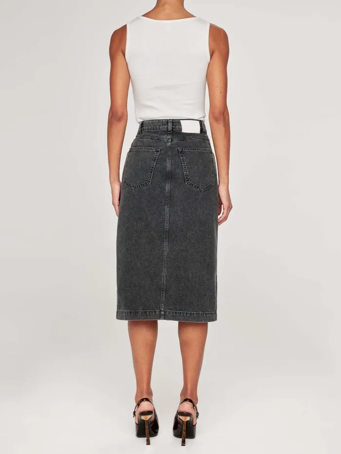 Women Lexie High Rise Denim Skirt Midi DL1961 Shorts Skirts