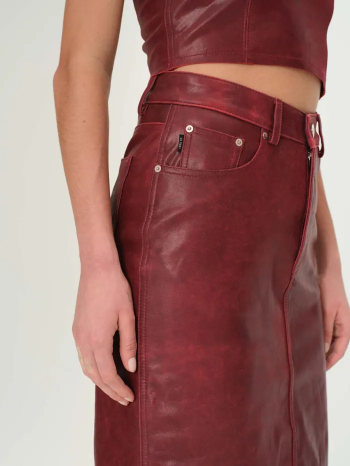 Women Lexie High Rise Skirt KneeLength DL1961 Shorts Skirts