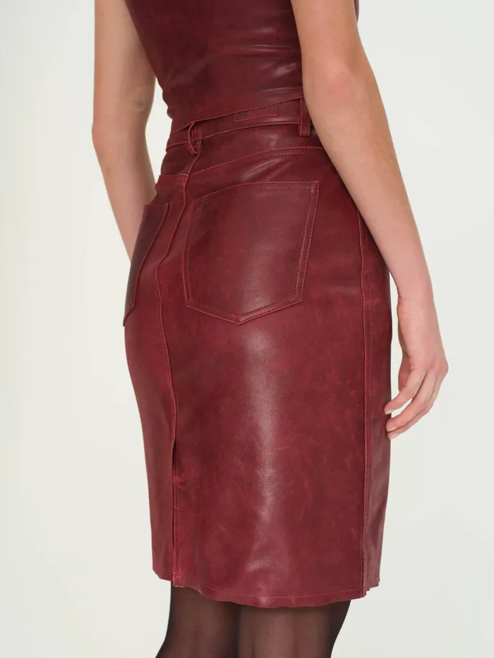 Women Lexie High Rise Skirt KneeLength DL1961 Shorts Skirts