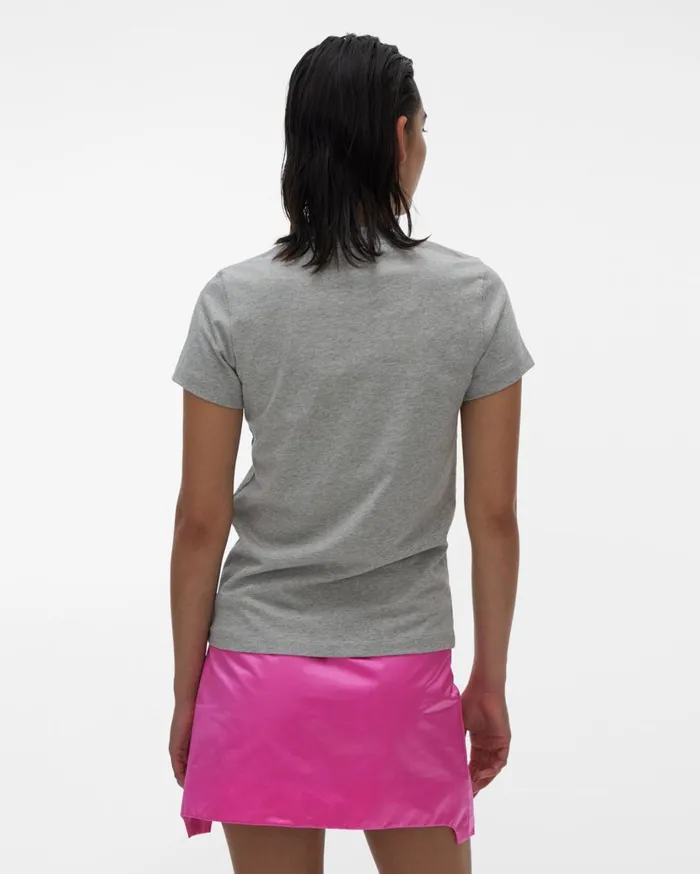 Women Logo Baby Tee Vapor Heather Helmut Lang TShirts and Sweatshirts