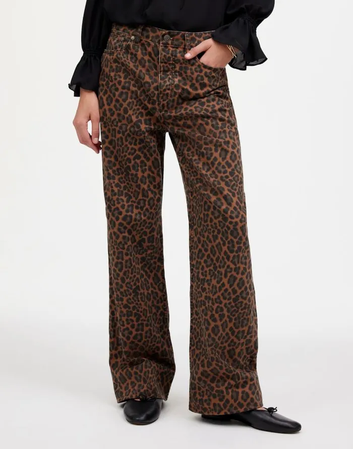 Women LowSlung Baggy Jeans Dark Coffee Madewell Jeans