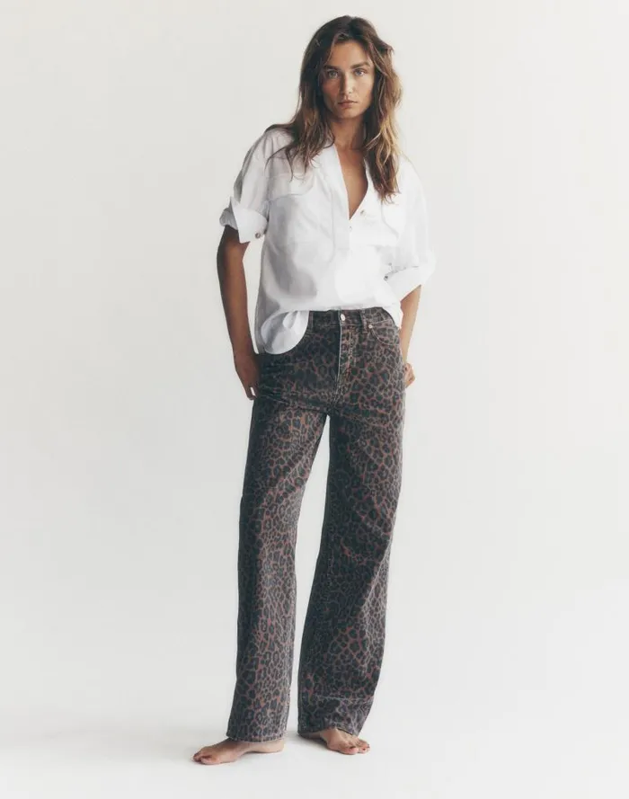 Women LowSlung Baggy Jeans Dark Coffee Madewell Jeans