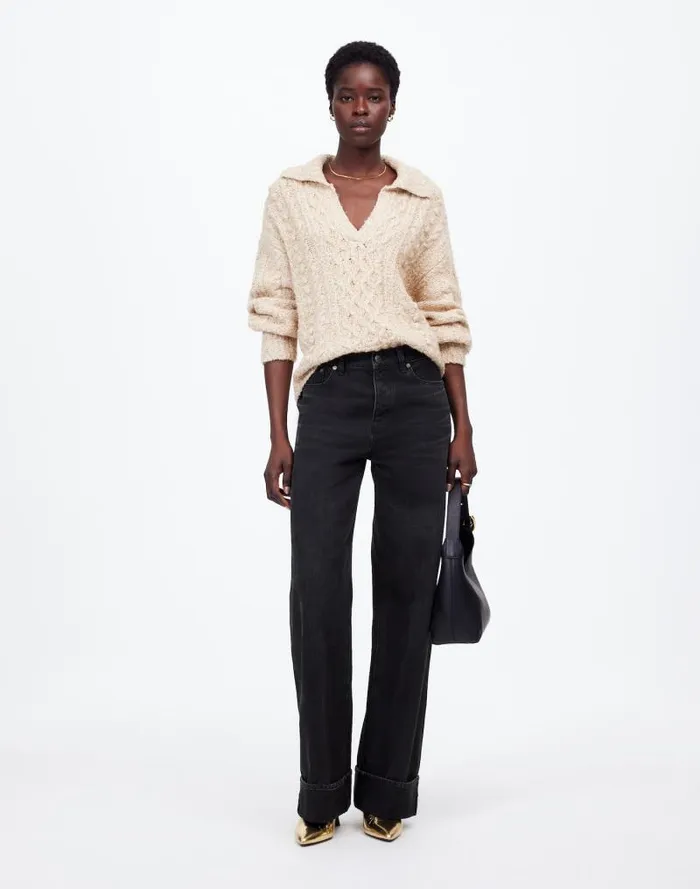 Women LowSlung Baggy Jeans Garza Wash Madewell Jeans