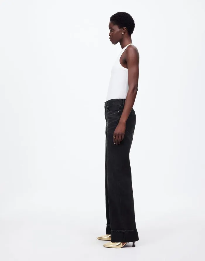 Women LowSlung Baggy Jeans Garza Wash Madewell Jeans