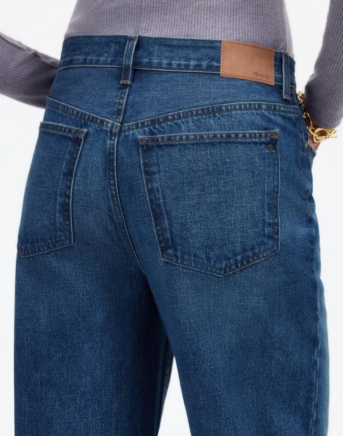 Women LowSlung Baggy Jeans Moffat Wash Madewell Jeans
