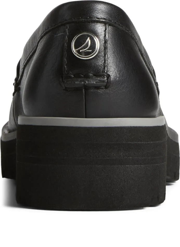 Women Lug Penny Loafer Black Sperry Flats and Loafers Women Lug Penny Loafer Black Sperry Flats and Loafers