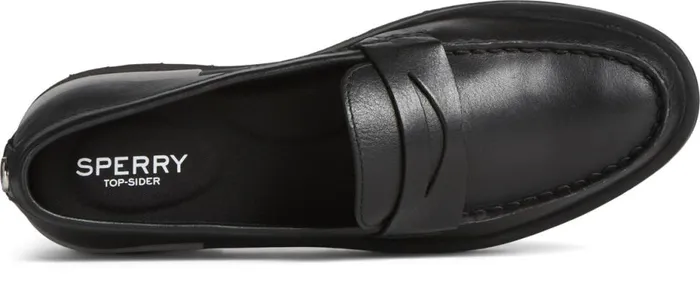 Women Lug Penny Loafer Black Sperry Flats and Loafers Women Lug Penny Loafer Black Sperry Flats and Loafers