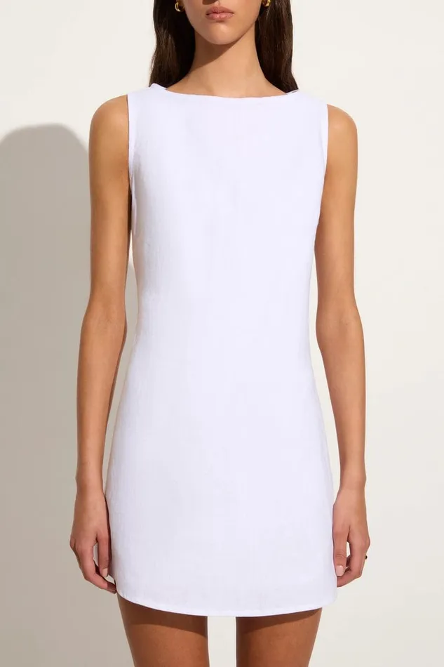 Women Lui Mini Dress White Faithfull The Brand Dresses Women Lui Mini Dress White Faithfull The Brand Dresses