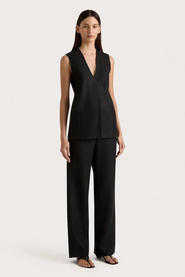 Women Lulea Pant Black Faithfull The Brand Pants