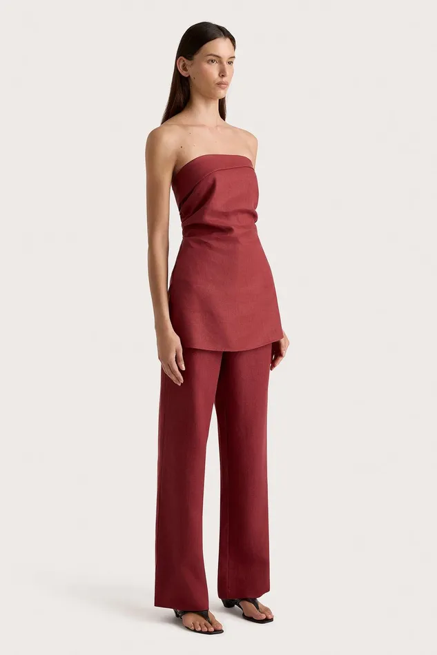Women Lulea Pant Wine Faithfull The Brand Pants Women Lulea Pant Wine Faithfull The Brand Pants