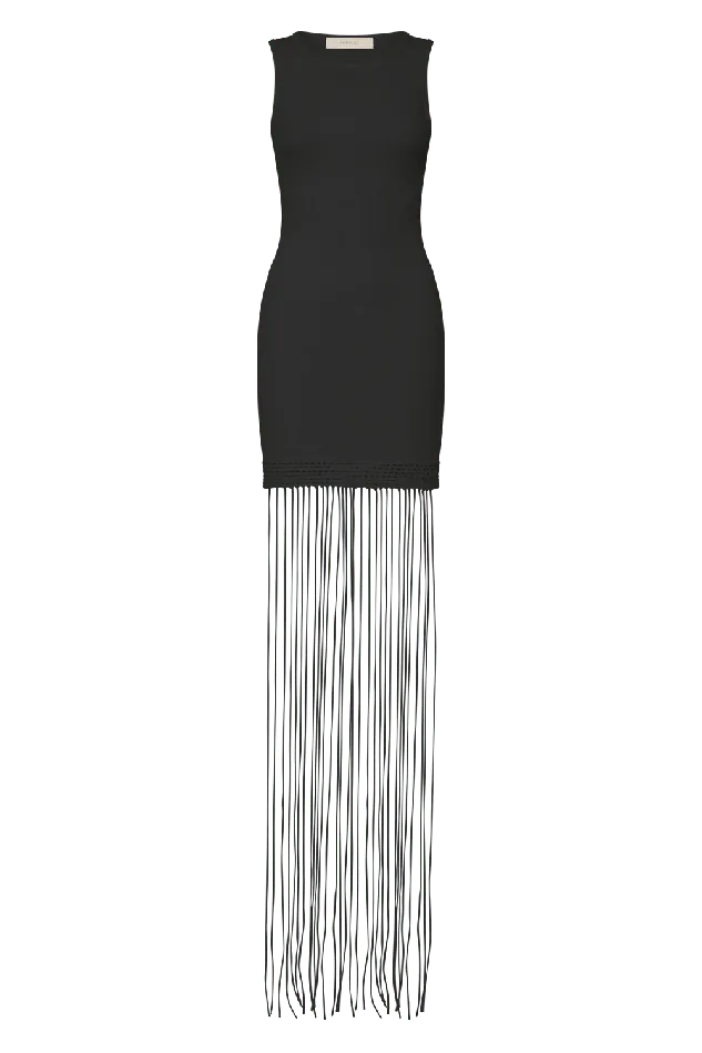 Women Maceio Fringed Dress Black Faithfull The Brand Dresses Women Maceio Fringed Dress Black Faithfull The Brand Dresses