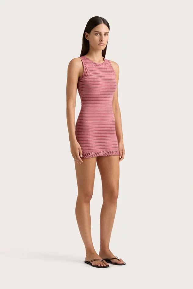 Women Maceio Mini Dress Vermillion Stripe Faithfull The Brand Dresses Women Maceio Mini Dress Vermillion Stripe Faithfull The Brand Dresses