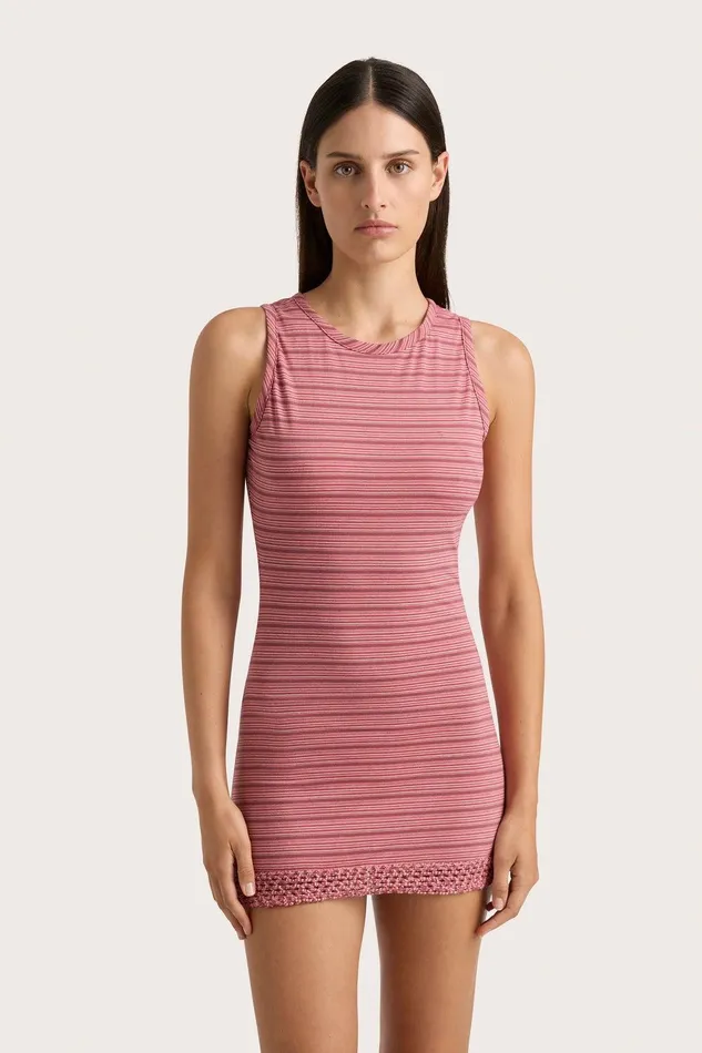 Women Maceio Mini Dress Vermillion Stripe Faithfull The Brand Dresses Women Maceio Mini Dress Vermillion Stripe Faithfull The Brand Dresses