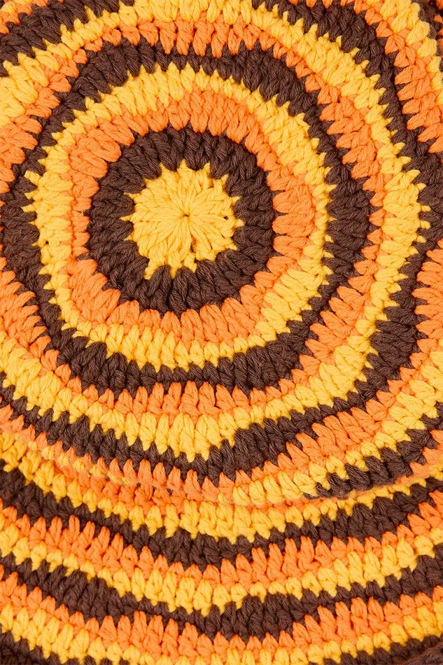 Women Maddalena Crochet Hat Orange Exclusive 8211 Final Sale Faithfull The Brand Accessories