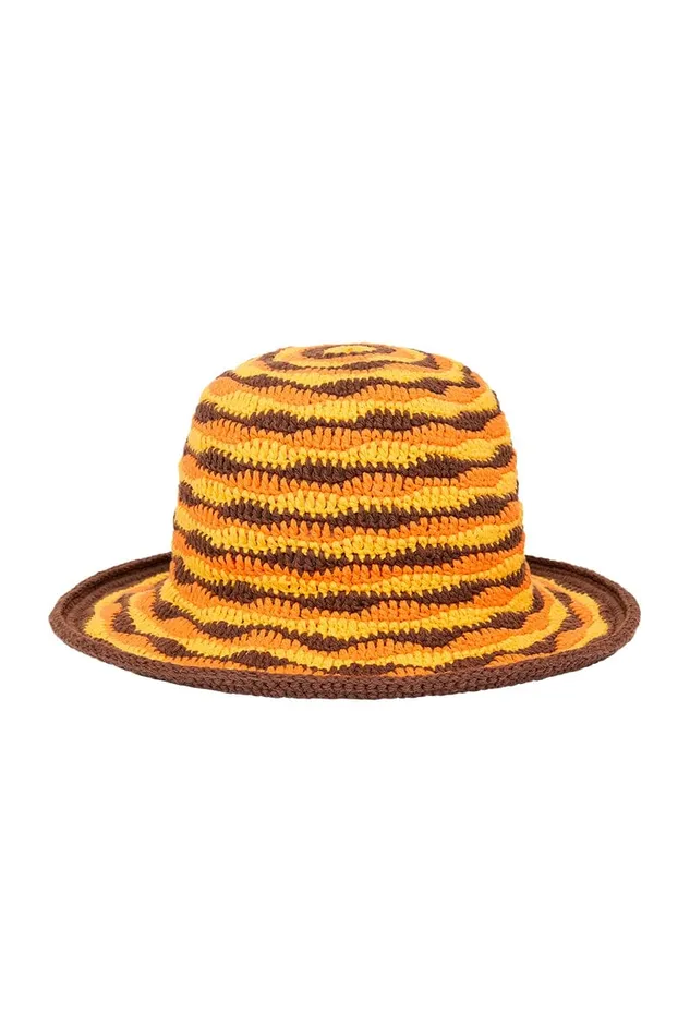 Women Maddalena Crochet Hat Orange Exclusive 8211 Final Sale Faithfull The Brand Accessories