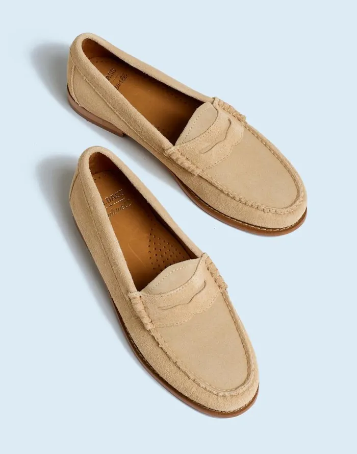 Women Madewell X GHBASS Whitney Weejuns Loafers Off White Madewell Flats and Loafers Women Madewell X GHBASS Whitney Weejuns Loafers Off White Madewell Flats and Loafers