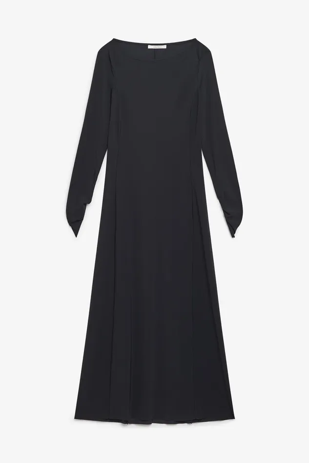 Women Malparmi Dresses Soft Jersey Dress Black