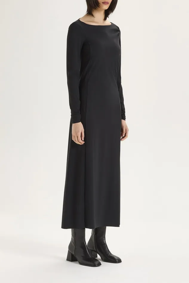 Women Malparmi Dresses Soft Jersey Dress Black