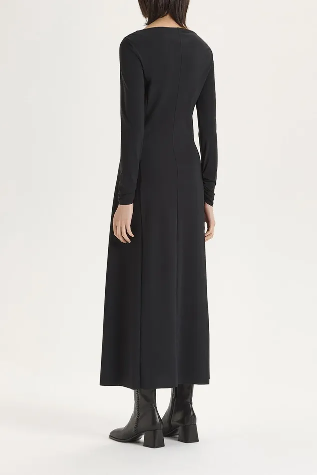 Women Malparmi Dresses Soft Jersey Dress Black