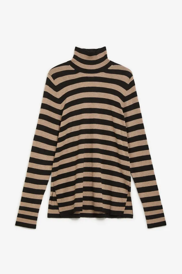 Women Malparmi Knitwear Soft Touch Sweater Blackgrey