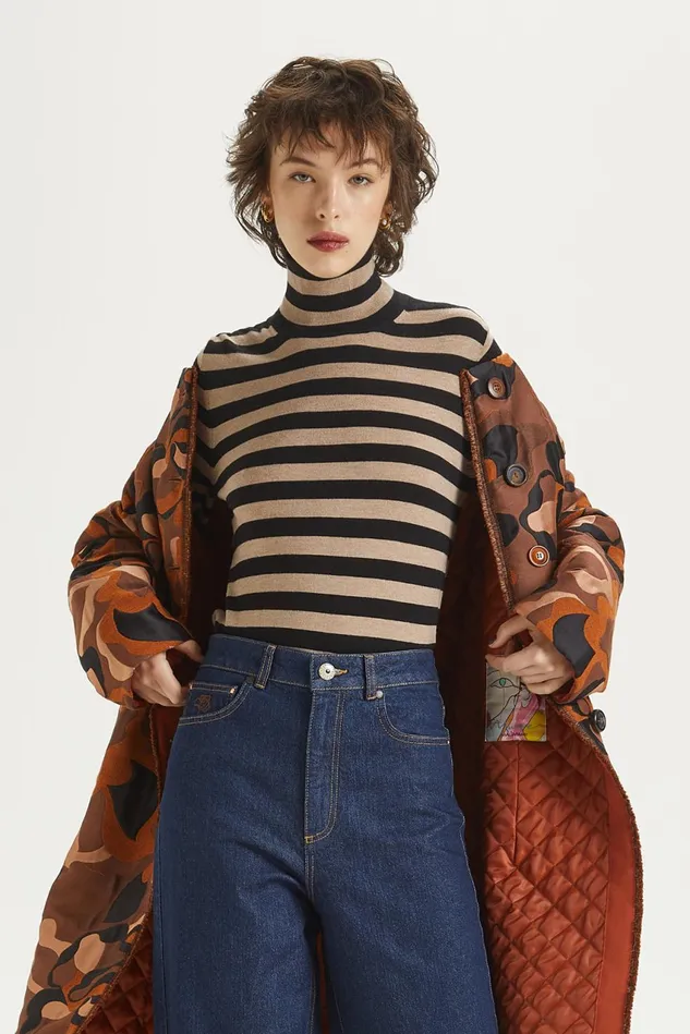 Women Malparmi Knitwear Soft Touch Sweater Blackgrey
