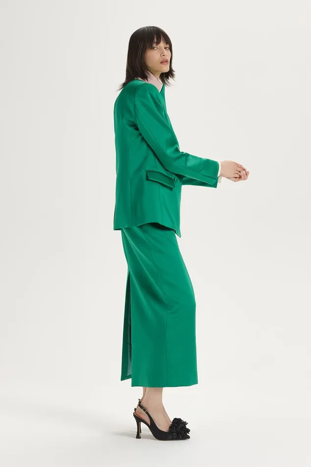Women Malparmi Skirts Stretch Duchesse Skirt Ivy Green