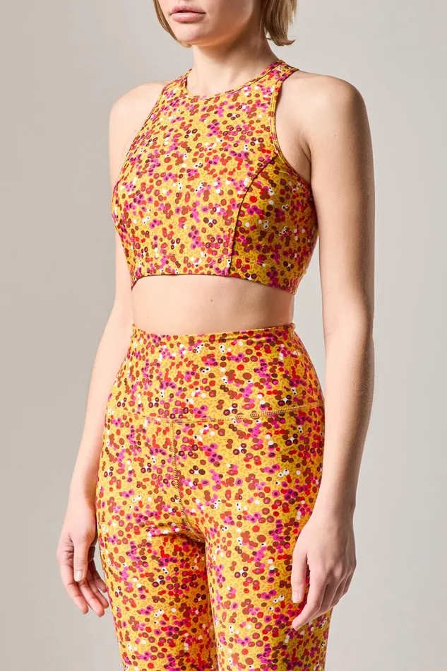 Women Malparmi Sportwear Zen Pop Top Orangefuxia
