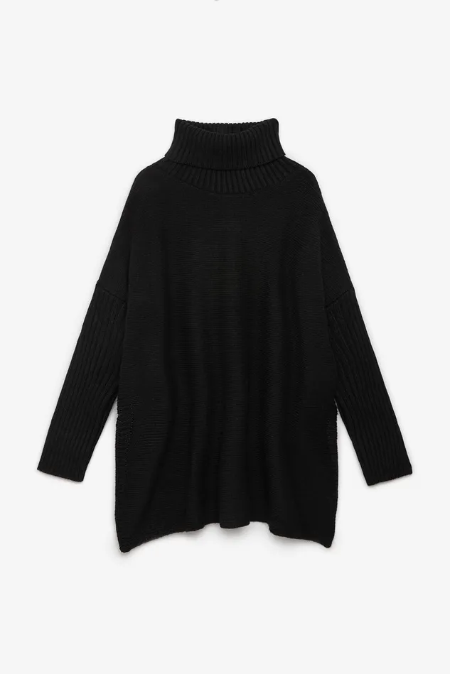 Women Malparmi Stoles New Soft Wool Cape Black