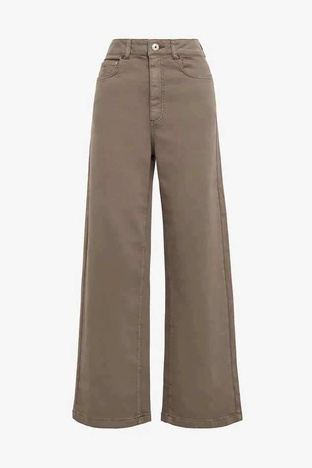 Women Malparmi Trousers Coloured Bull Trousers Slate Gray