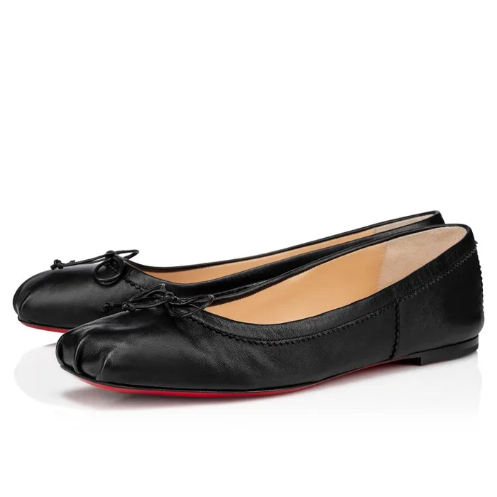 Women Mamadrague Ballerinas 8211 Nappa Leather 8211 Black Black Christian Louboutin Flats Women Mamadrague Ballerinas 8211 Nappa Leather 8211 Black Black Christian Louboutin Flats