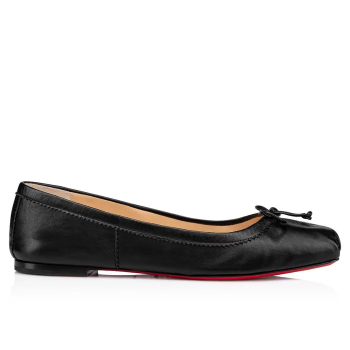 Women Mamadrague Ballerinas 8211 Nappa Leather 8211 Black Black Christian Louboutin Flats