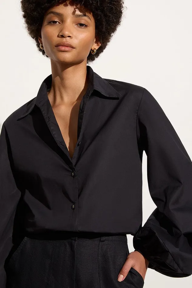 Women Managua Shirt Black 8211 Final Sale Faithfull The Brand Tops