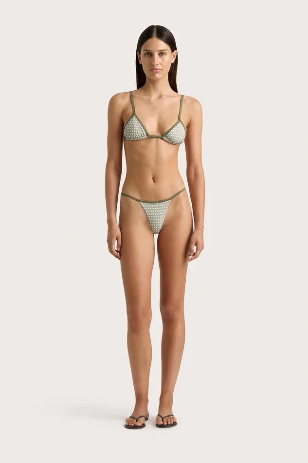 Women Manon Bikini Bottom Oliander Khaki Faithfull The Brand Swim