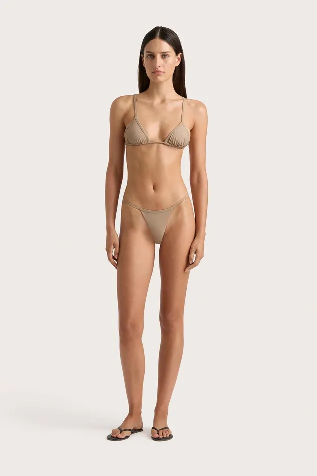 Women Manon Bikini Bottom Taupe Faithfull The Brand Swim