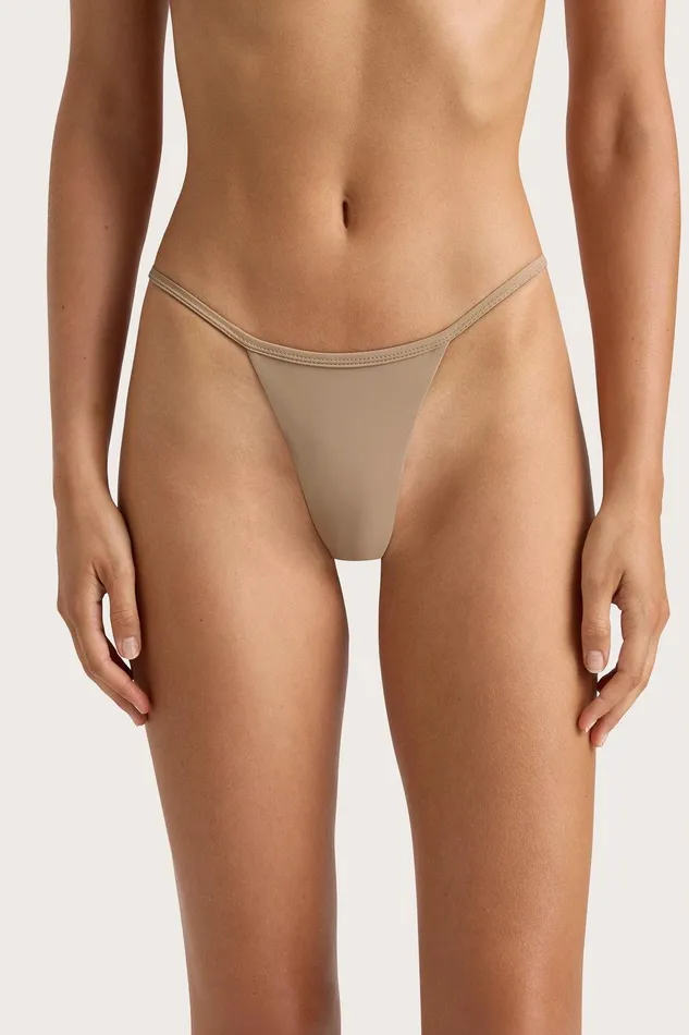 Women Manon Bikini Bottom Taupe Faithfull The Brand Swim Women Manon Bikini Bottom Taupe Faithfull The Brand Swim